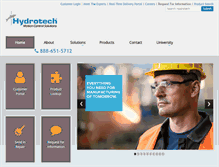 Tablet Screenshot of hydrotech.com
