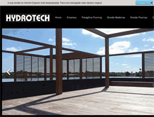 Tablet Screenshot of hydrotech.com.br